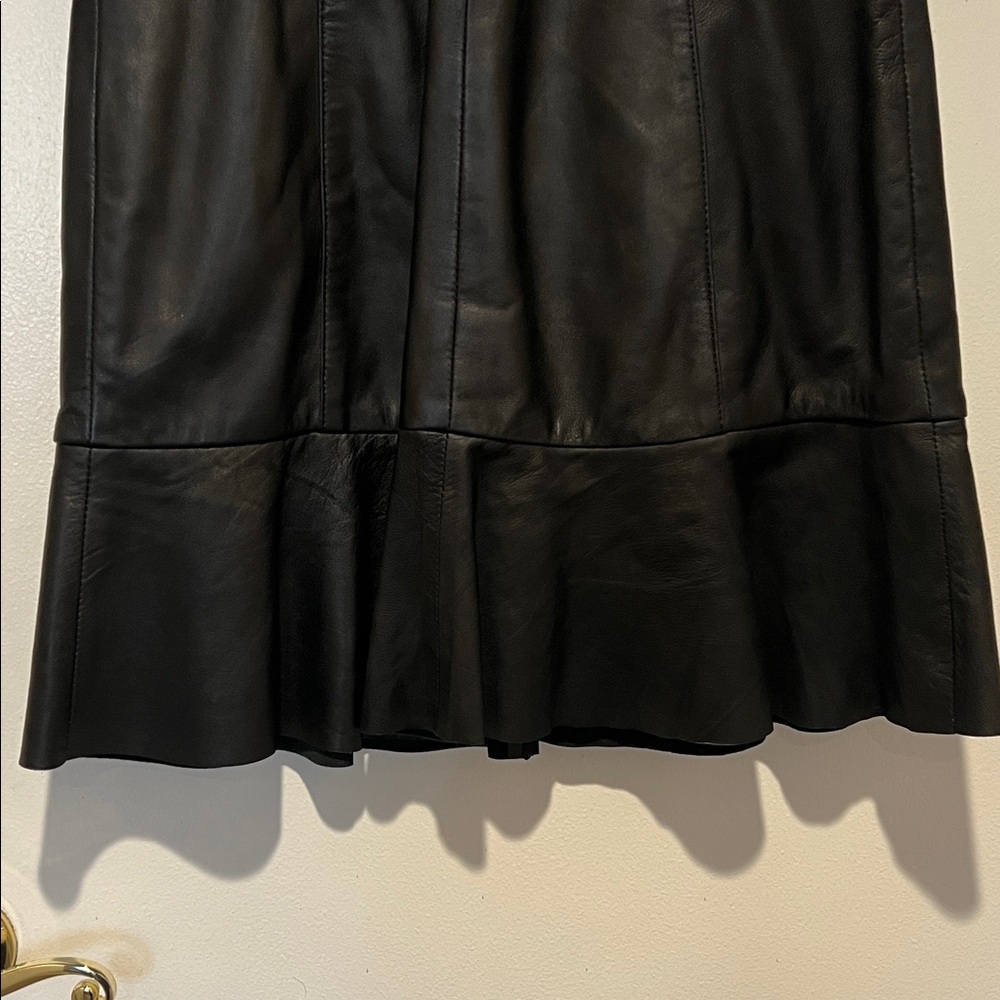 Mango Genuine Leather Black Dress - Picture 5 of 5